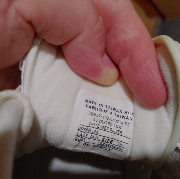 2004 jordan 2 low sample - Picture 4 of 4